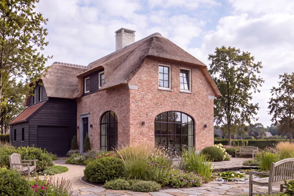 Landelijke nieuwbouwwoning