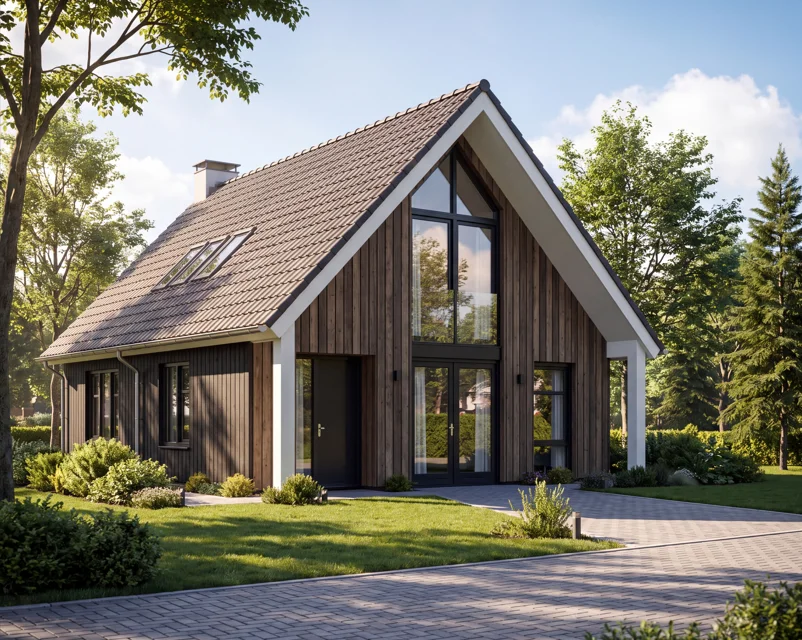 Moderne schuurwoning als nieuwbouwwoning